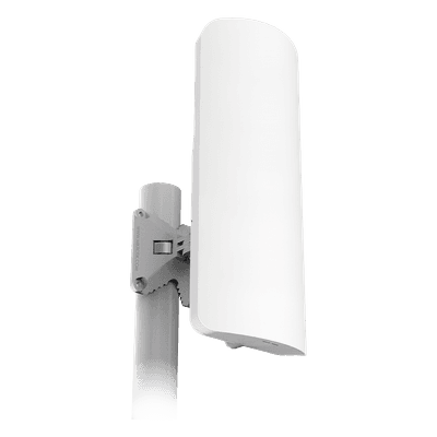 Punto de Acceso PTP y PTMP / 2.4 GHz / Antena Sectorial 12 dBi / 120° Apertura / 30 dBm / 600 MHz CPU / Gigabit Ethernet / 459 x 1.14 x 3.23 pies