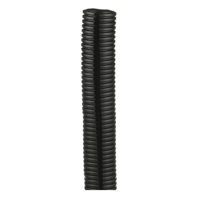 Tubo Corrugado Abierto / Diámetro Interno 23.2 mm / Longitud 30.5 m (100 ft) / Polietileno Negro / UL 94 HB / Interior CLT100F-C20 PANDUIT