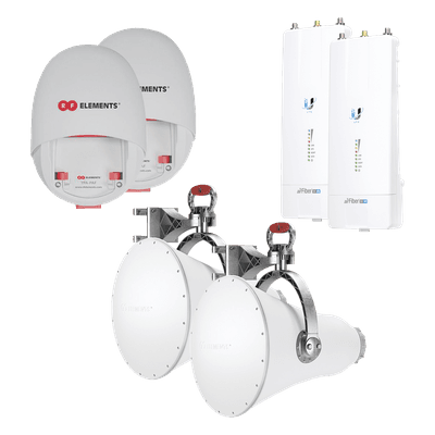 Kit de Enlace Backhaul / 5 GHz / 1 Gbps / Ultra Horn TwistPort / -40°C a 55°C / 2 MPPS UH-AF5XHD SYSCOM