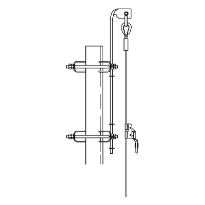 Línea de Vida Horizontal / 45.7 m (150 ft) / Compatible Super Titan / Alta Resistencia / Exteriores TRY-ST-LV-150 Trylon