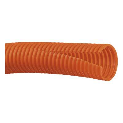 Tubo Corrugado Abierto / Diámetro Interno 12.8 mm / Longitud 30.5 m (100 ft) / Polietileno / Naranja / UL 94 HB / -40 a 50°C CLT50F-C3 PANDUIT