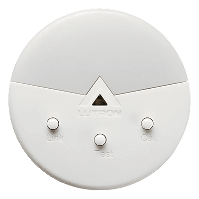 Sensor de Luz Natural Inalámbrico / Rango 0-1600 lx / Alcance 18 m (59.1 ft) en Línea de Vista / Montaje en Techo / Batería 10 Años LRF2DCRBWH LUTRON ELECTRONICS
