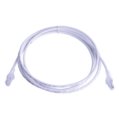 Patch Cord / Cat6 UTP / 250 MHz / 15.24 m (50 pies) / CM/LS0H / 26 AWG / Blanco MC6-50-02 SIEMON