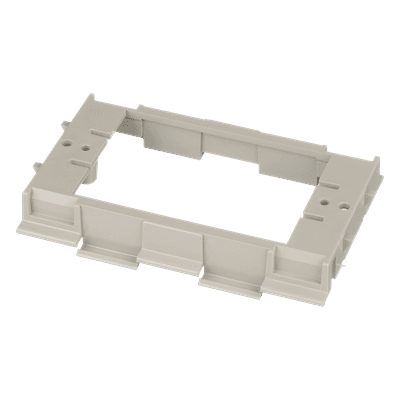 Soporte para Faceplates en Canaleta / Diseño de Dos Caras / PVC Rígido / UL94 V-0 / 69.6 x 15.24 x 110.7 mm / TIA/EIA y NEC Artículo 388 T70DB-X PANDUIT