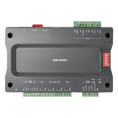 Controlador de Acceso para Elevadores / 128 Pisos / TCP-IP / 20,000 Tarjetas / 2 Lectores Wiegand o RS-485 / 5 Salidas de Relé DS-K2210 HIKVISION