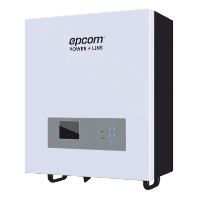 Inversor / Cargador para sistemas tipo isla de 48Vcc/120VCA de 2500W onda sinusoidal pura con controlador MPPT. Administre una fuente fotovoltaica, la red eléctrica y recargue su banco de baterías y su consumo sin problemas. EPI-2500-48 EPCOM POWERLINE