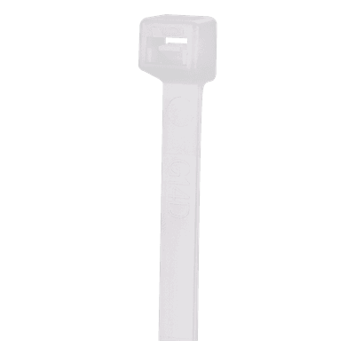 Cincho de Nylon / 160 mm largo x 2.5 mm ancho / Tensión 80 N / Plenum / Rango -40°C a 85°C / Paquete 100 pz S6-18-C PANDUIT