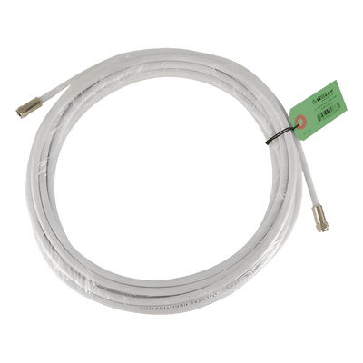 Jumper Coaxial / RG-6 / 9.14 m (30 pies) / Conectores F Macho / 75 Ohm / Blanco 950-630 WILSONPRO / WEBOOST