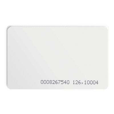 Tarjeta RFID UHF / EPC Gen2 / 860-960 MHz / 26 Bits / 85.6 x 54 x 1 mm / 0.28 x 0.18 x 0.003 ft RUPTELA1WIRECARD RUPTELA