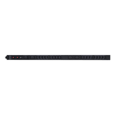 PDU Básico para Distribución de Energía, Entrada 200-230 Vca NEMA L6-30P, Con 16 Tomas C13 y 4 C19, de Instalación Vertical, 30 Amp, 220 Vca PDU30BVHVT20F CYBERPOWER