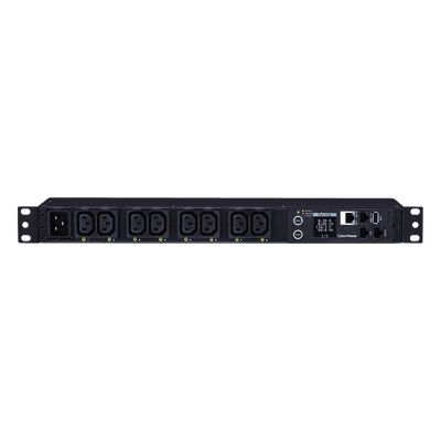 PDU Switchable y Monitoreable por Toma / Entrada 200-240 Vca NEMA L6-20P / 8 Salidas C13 / Horizontal 19in / 2UR / 6.6ft PDU81006 CYBERPOWER