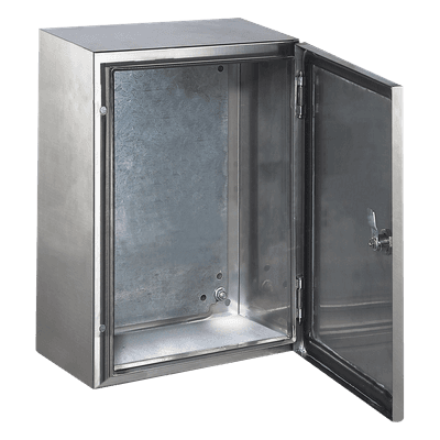 Gabinete de Acero Inoxidable / IP66 / IK10 / 300 x 400 x 200 mm / Capacidad 30 kg / Placa Interior Galvanizada PST-304020-INOX-B PRECISION
