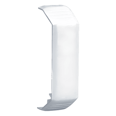 Unión Recta para Canaleta / PVC Rígido / Grado V-0 / 0 a 50°C / Blanco Mate / 180°