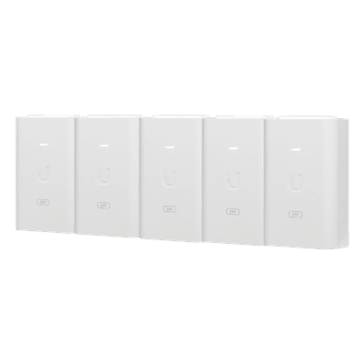 Adaptador PoE / 24 VDC / 1.0 A / Gigabit / 4 Pares / Montaje Pared POE-24-24W-5P UBIQUITI