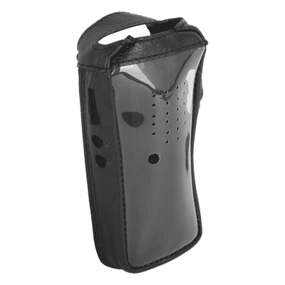 Funda Reforzada de Piel / Visor Frontal Transparente / 54 x 122 x 33 mm / 1.77 x 4.00 x 1.08 in FSMTK-2202T SYSCOM