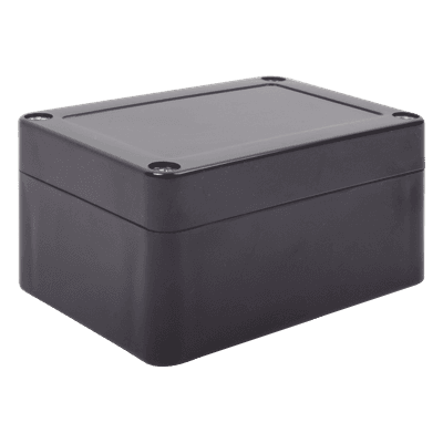 Gabinete Plástico para Exterior / IP65 / 100 x 68 x 50 mm / Montaje en Pared / Rango -20 a 60 °C TXG-014-BK TXPRO