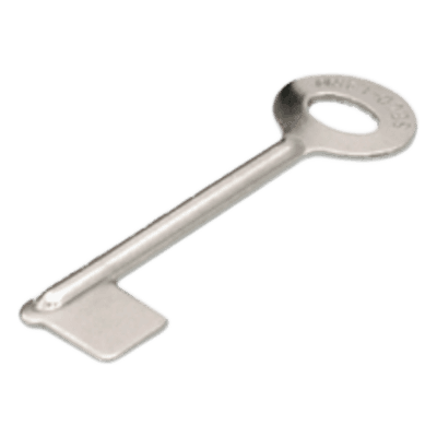 Llave para Estación de Emergencia / Acero Resistente a Corrosión / Diseño Ergonómico / 2 Unidades Incluidas SS-078-KEY ENFORCER SECOLARM