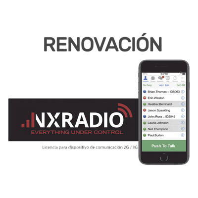 Renovación de Licencia / 12 Meses / iOS y Android / Licencias Próximas a Vencer RENOVACIONNXRADIO NXRADIO