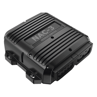 Computadora de Piloto Automático / Embarcaciones Mayores a 10 m (32.8 ft) / Salida Alta Corriente 160 A / Tecnología Virtual Rudder Feedback / NMEA 2000 y NMEA 0183 / Continuum Steering 000-13250-001 SIMRAD