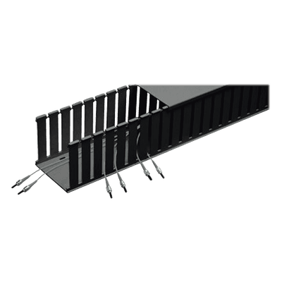 Canaleta Ranurada / 4 in Ancho / 4 in Alto / 6 ft Largo / PVC Rígido / Sin Tapa / UL 2024A E4X4BL6 PANDUIT