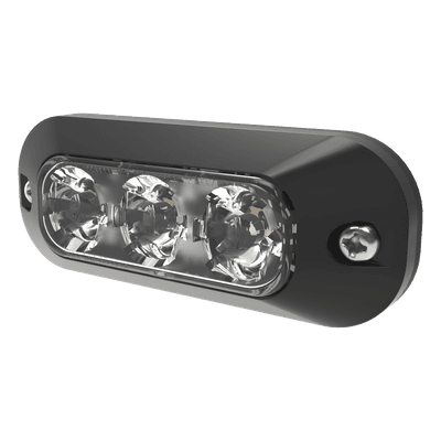 Luz Auxiliar de 3 LED, Ambar, Lente Transparente ED3703A ECCO