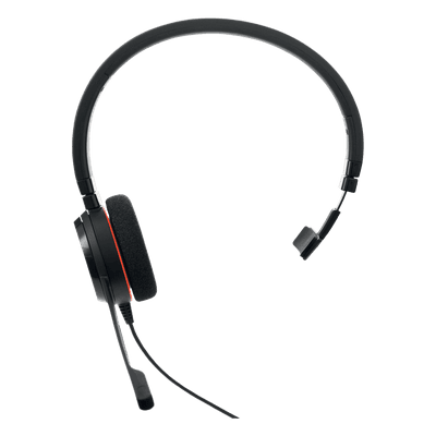 Jabra Evolve 20 Mono con conexión USB, micrófono con cancelación de ruido de última generación, configuración Plug and Play, Certificación Microsoft Teams (4993-823-109) EVOLVE-20-MONO-MS JABRA
