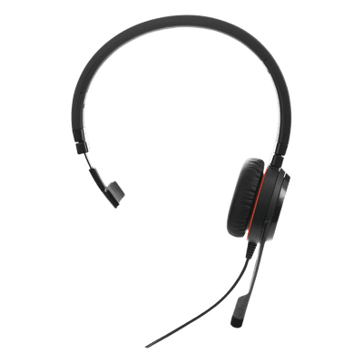 Jabra Evolve 30 Mono con conexión USB / 3.5mm, micrófono con cancelación de ruido y controlador en el cable con botones e indicadores LED (5393-829-309) EVOLVE-30-MONO-UC JABRA