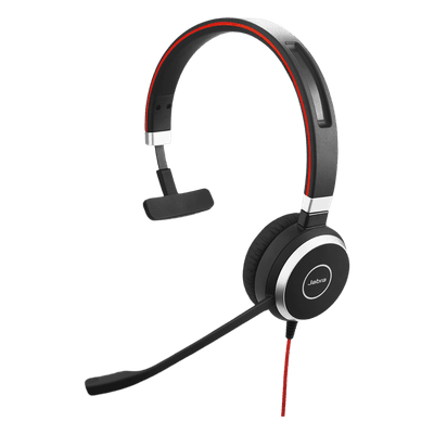 Diadema / Auricular Jabra Evolve 40 Mono / USB y 3.5mm / Cancelación de Ruido / Indicador de Ocupado (6393-823-109) EVOLVE-40-MONO-MS JABRA