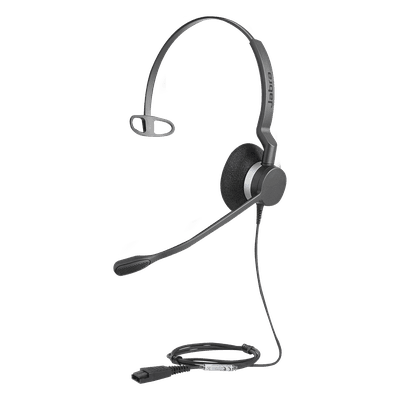 Auriculares para Contact Center / Mono / QD / Cancelación de Ruido / HD Voice / 49 g BIZ-2300-MONO-QD JABRA