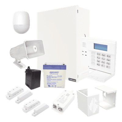 Kit de panel de alarma VISTA-48LA / 8 zonas cableadas expandibles a 48 / teclado de palabras fijas / 3 particiones / Total Connect 2.0 VISTA48/6150TBCMS HONEYWELL