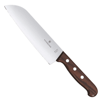 Cuchillo Santoku / Hoja 17 cm / Filo Recto con Alvéolos / Mango Maple / 0.103 kg / Diseño Japonés 6.8500.17G VICTORINOX