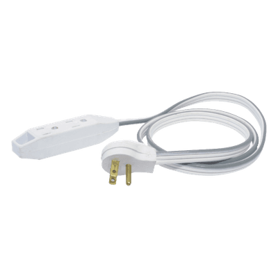 Extensión Eléctrica Plana / 1 m (3.28 ft) / AWG 16 / Clavija Aterrizada 90° / SPT-3 / CCA SYS-136051 SURTEK