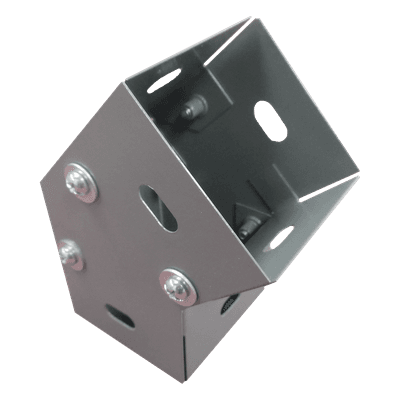 Codo Horizontal de Derivación / 45 Grados / 100 x 100 mm (4 x 4 pulg) / Acero al Carbón / Ducto CH-DC-100X100L CH-DCH45100L CHAROFIL
