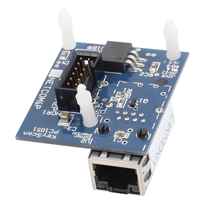 Convertidor Serial a TCP/IP / Encripción AES / Ethernet 10/100 Mbps / 41mm x 49mm / -5°C a 70°C NETCOM6P KEYSCAN-DORMAKABA