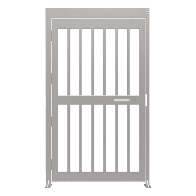 Puerta Peatonal de Alta Seguridad / Cuerpo Completo / Acero Inoxidable #304 Satinado / Cerradura Eléctrica Fail-Safe/Fail-Secure / 1.57 m x 2.13 m (5.15 ft x 6.99 ft) MSG-48-SS ALVARADO