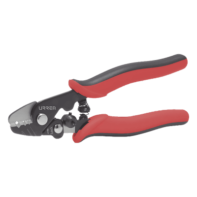 Pinza pelacables para fibra óptica con tres guías de pelado de cable : 2mm, 900µm y 250µm. SYS-310 URREA