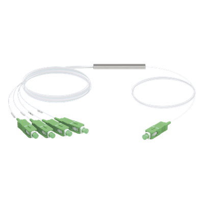Divisor Óptico PLC / 1x4 / SC/APC / Pérdida ≤7.4 dB / GPON / Rango 1260-1650 nm / -40 a 85 °C