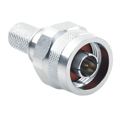 Conector N Macho / Pin Cautivo / Anillo Plegable / 0-11 GHz / 50 Ohm / Cables LMR-400, CNT-400, LP-400, RG8/U-SYS RFN-1006-49I RF INDUSTRIES,LTD