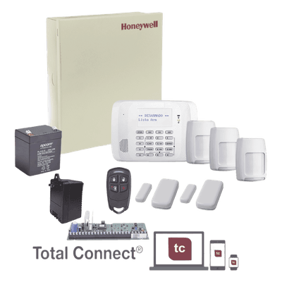 Kit VISTA-48 / teclado+receptor 6162RF / 2 contactos 5800MINI / 3 PIR 5800PIR / control remoto / hasta 48 zonas / 3 particiones VISTA48-PLUS-MINI HONEYWELL HOME RESIDEO