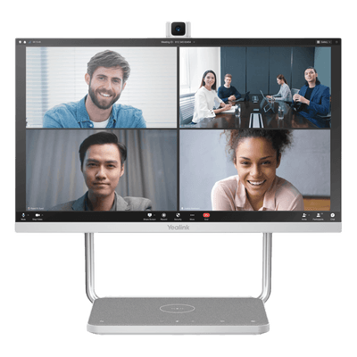 Sistema de Videoconferencia Todo en Uno / Pantalla Táctil 23.8" / Cámara 4K / USB-C PD 45W / Certificado Teams y Zoom A-24 YEALINK