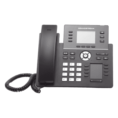 Teléfono IP / 4 Líneas SIP / Wi-Fi 5 Dual Band / Pantalla LCD 2.8" / 40 Teclas Virtuales / Bluetooth / PoE Gigabit / Audio HD Opus GRP-2614 GRANDSTREAM