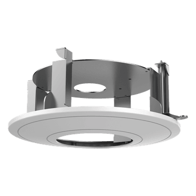 Montaje de Plafón para Cámara Domo / Acero y Plástico / Carga 3 kg (6.6 lb) / Ø 225 mm (8.86 ft) × 98.2 mm (3.87 ft) / Techo Plano DS-1227ZJ-DM37 HIKVISION