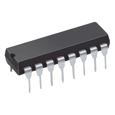 Circuito Integrado / Cuádruple NOR Exclusivo / 2 Entradas / DIP 14 / 2V a 6V / -55°C a 125°C CD-74HC7266-E SYSCOM PARTS