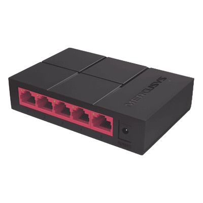 Switch de Escritorio / 5 Puertos Gigabit / 5 Gbps Capacidad de Conmutación / Sin Ventilador / Plug and Play MS105G Mercusys