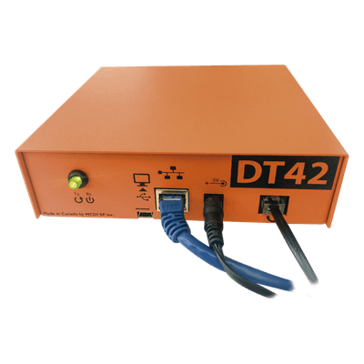 Receptora de alarmas IP Universal con 1 entrada de linea telefónica, para su central de monitoreo, recepción TCP/IP o GPRS, serie M2M, paneles de alarma Hikvision, entre otros. EXTRIUMDT42MV2 MCDI SECURITY PRODUCTS, INC