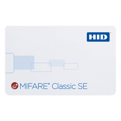 Tarjeta de proximidad / MIFARE 13.56 MHz / 1K EEPROM / 2.125' x 3.375' x 0.03' / PVC brillante 3400PGGMN HID