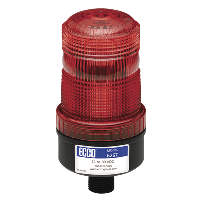 Mini baliza LED / Montaje permanente / SAE Clase III / 12-80 VCC / IP67 / Pulse8 X6267-R ECCO