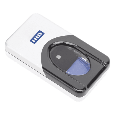 Lector de Huella Dactilar USB / 512 ppp / Área de Captura 14.6 mm / Cifrado Automático / Windows Hello URU4500 HID