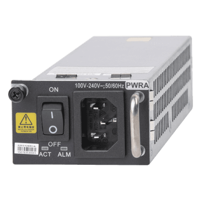 Fuente de Poder para OLT / Voltaje Universal 100-240 VCA / Frecuencia 50-60 Hz / Protección contra Sobretensiones / Gestión UNM2000 / Autoaprovisionamiento ONUs AN6001-G16-PWRA FIBERHOME