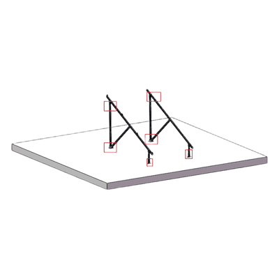 Caja de accesorios p/Kit EPL-GM01-2X2V2 BOX-GM01-2X2 EPCOM POWERLINE